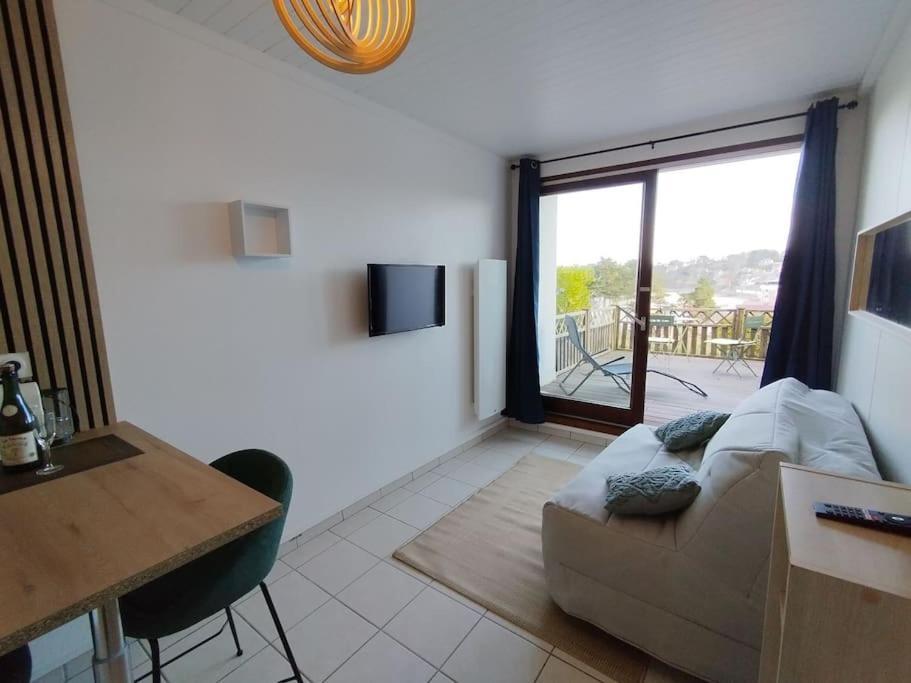 Studio Vue Mer - Plage De Trestraou Perros-Guirec Exterior foto